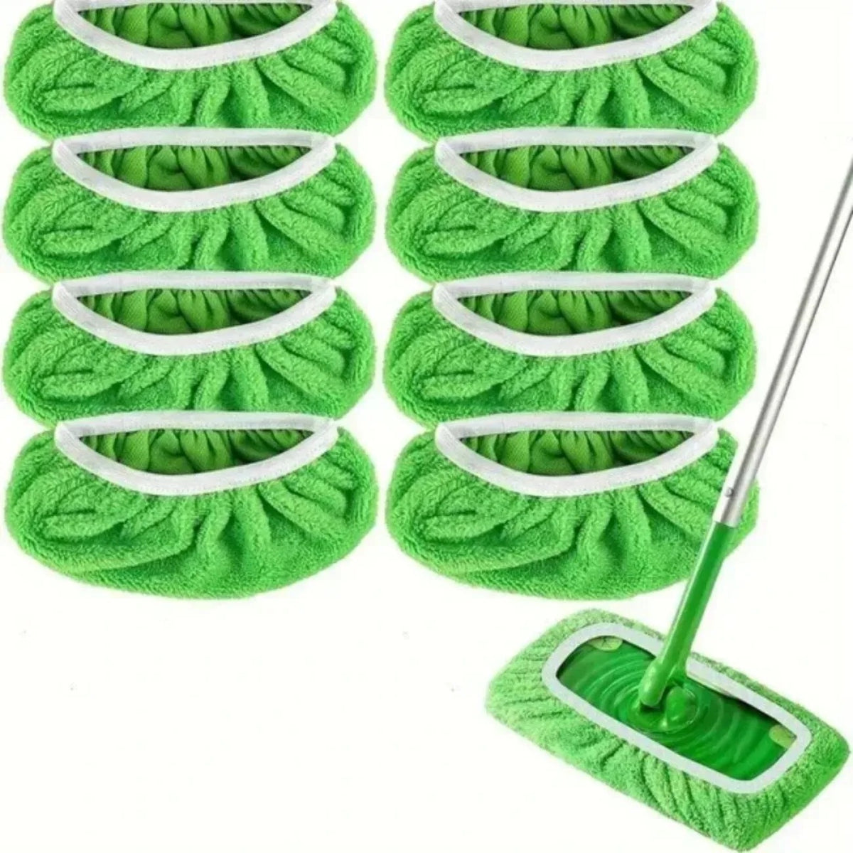 Reusable Microfiber Mop Pads - 6 Pack