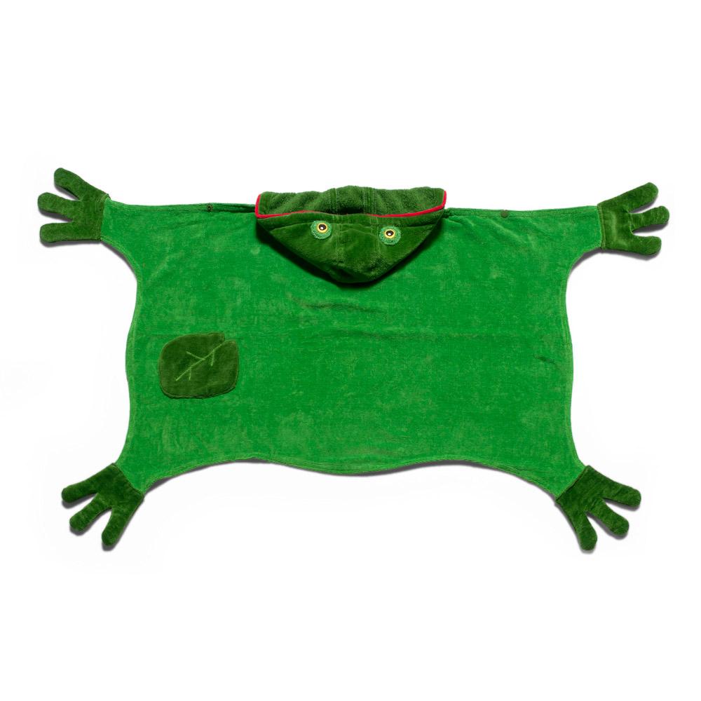 Kids Hooded Frog Bath Towel – Soft 100% Cotton