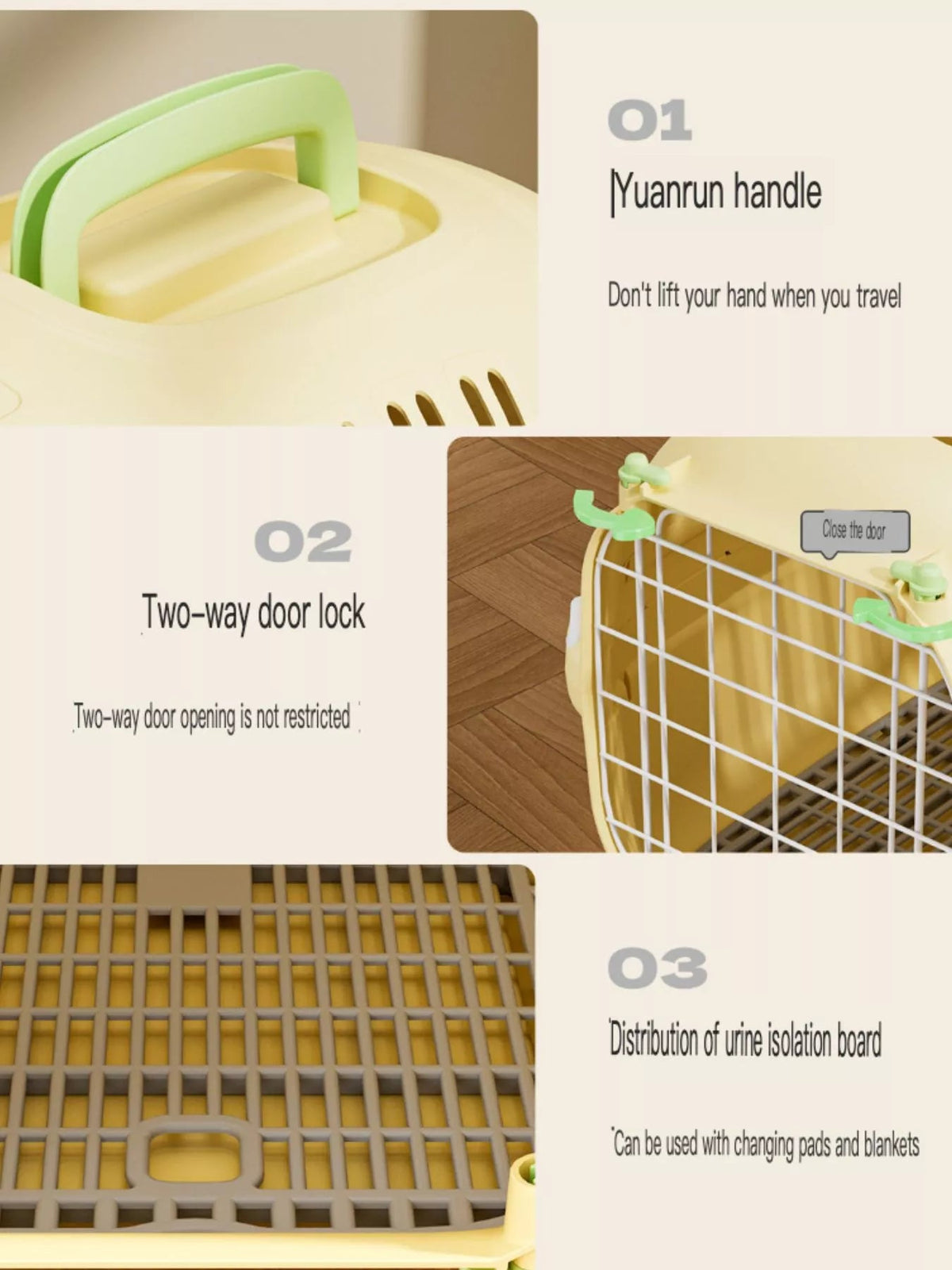 Ventilated Pet Travel Carrier