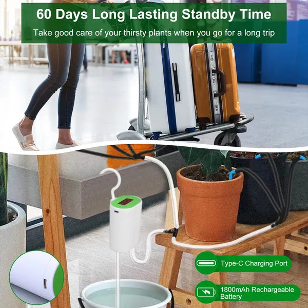 Automatic Plant Watering System with Timer - 12 Plants