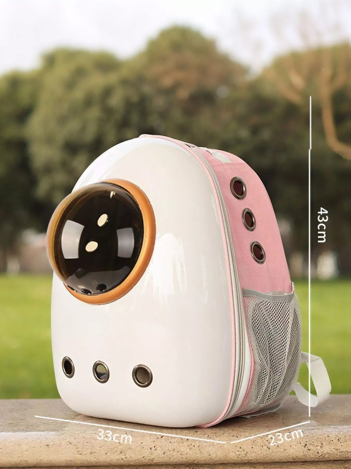 Space Capsule Ventilated Pet Carrier Backpack
