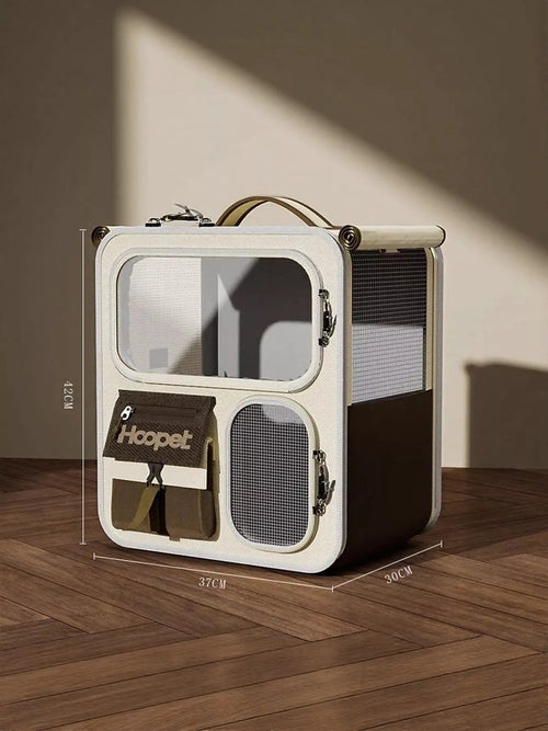 3-in-1 Rolling Pet Carrier Backpack with Telescopic Handle