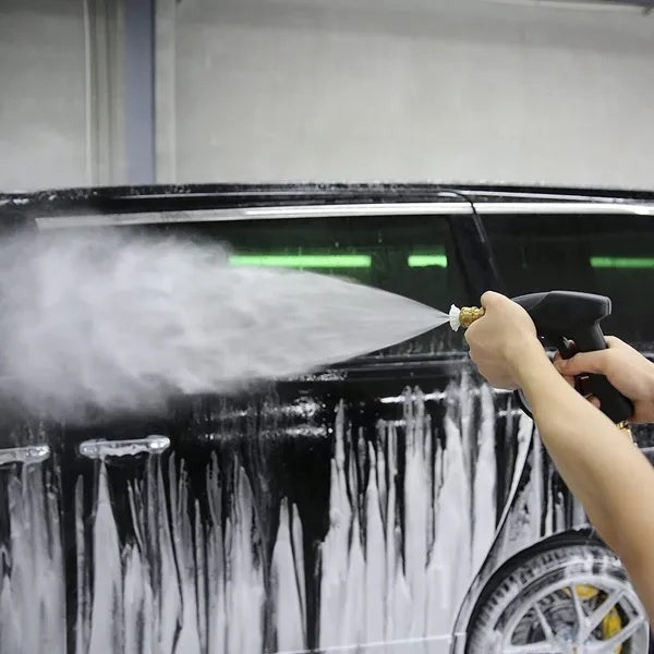 High Pressure Washer Gun 4000 PSI Car Wash Foam Spray Short Wand W