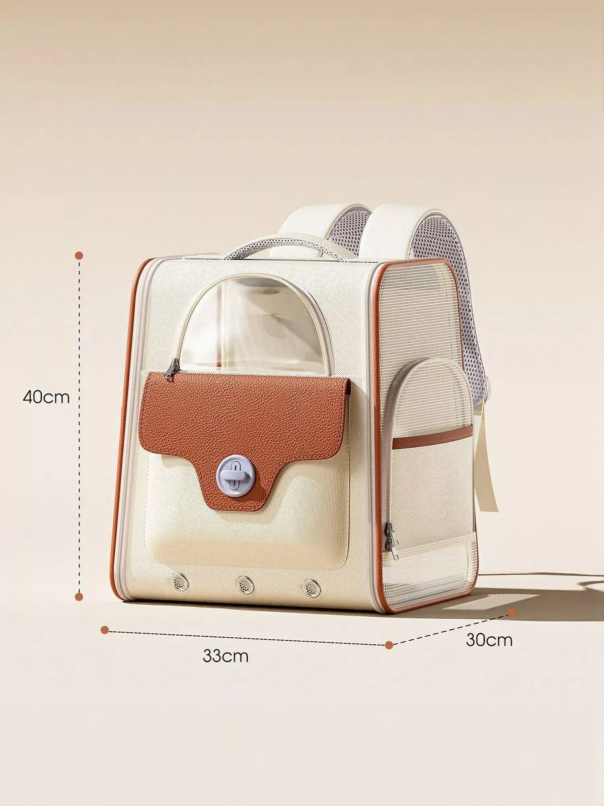 Luxury Breathable Pet Travel Backpack