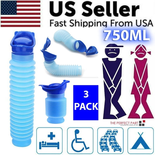 750ML Portable Travel Urinal for Men & Women