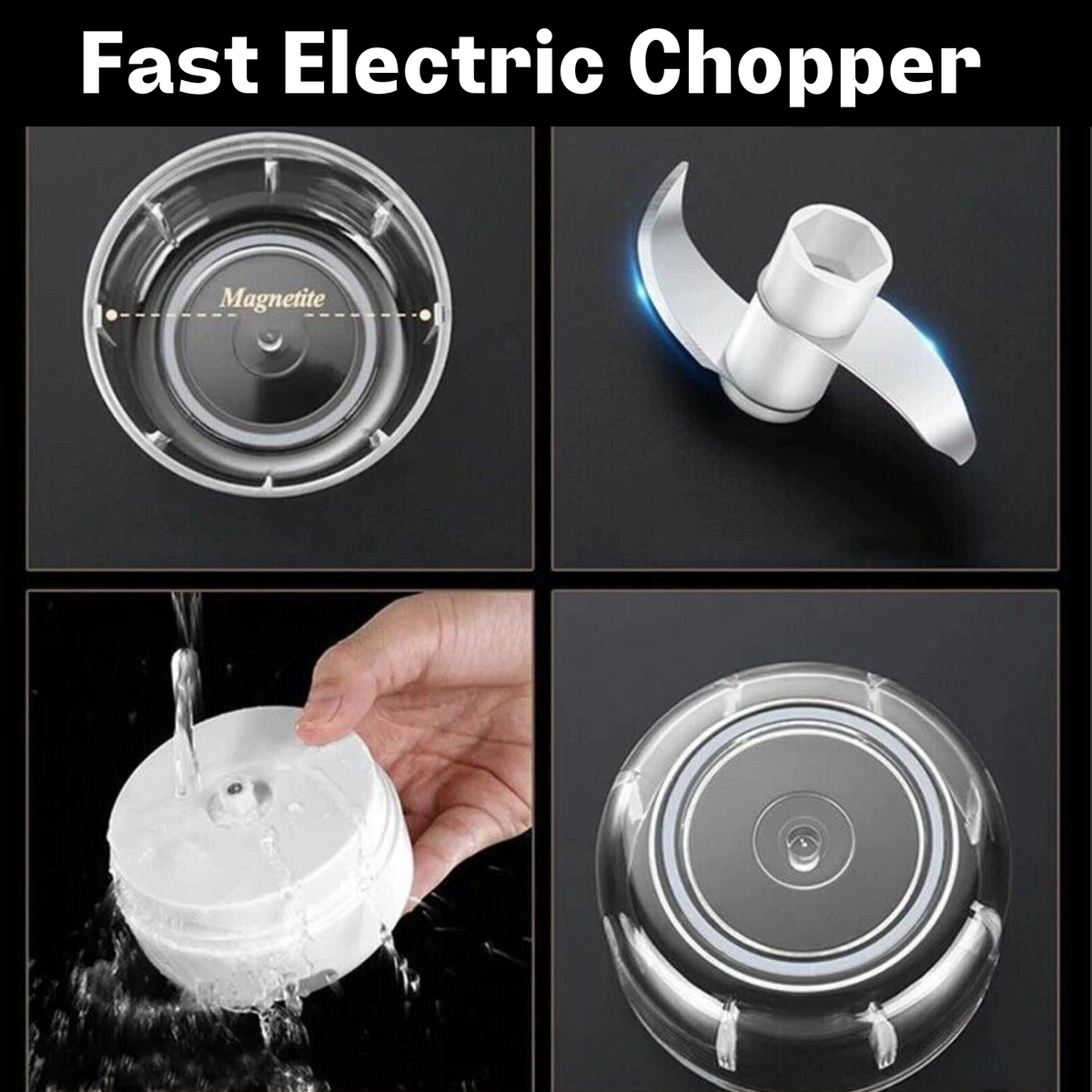 300ML Rechargeable Electric Mini Food Chopper