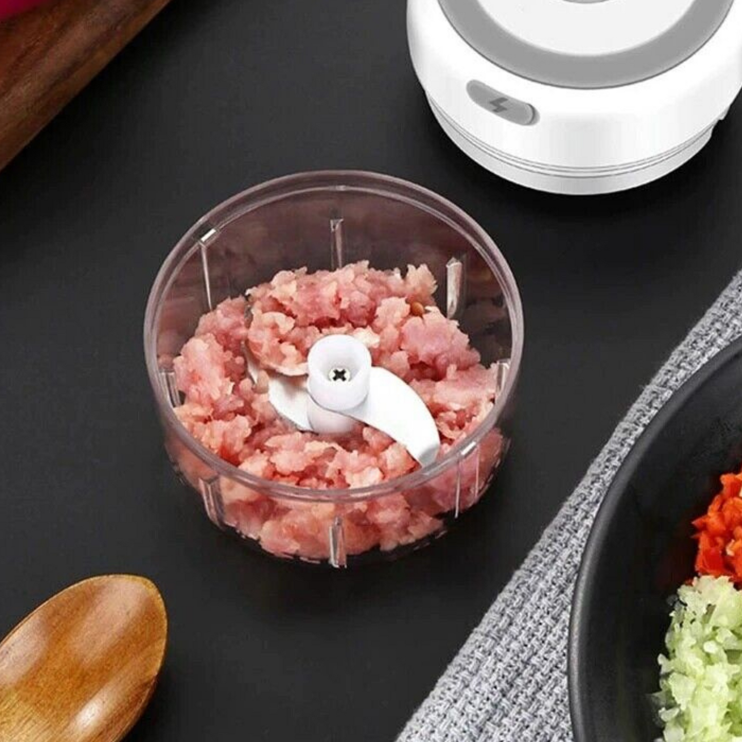 300ML Rechargeable Electric Mini Food Chopper