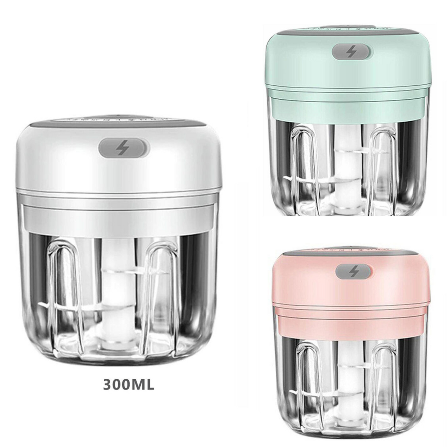 300ML Rechargeable Electric Mini Food Chopper