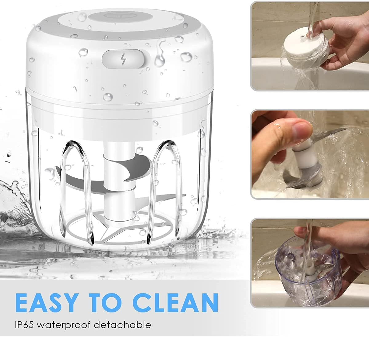 300ML Rechargeable Electric Mini Food Chopper