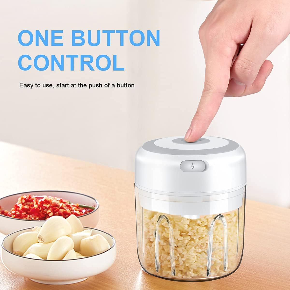 300ML Rechargeable Electric Mini Food Chopper