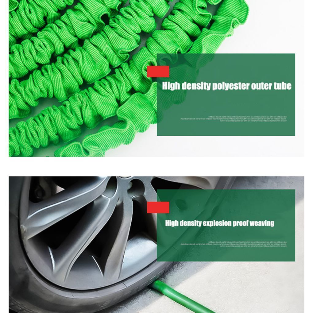 Expandable Flexible Garden Hose with Spray Nozzle