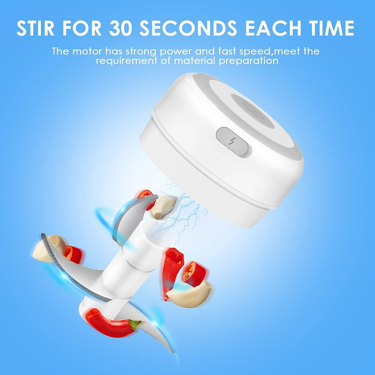 300ML Rechargeable Electric Mini Food Chopper