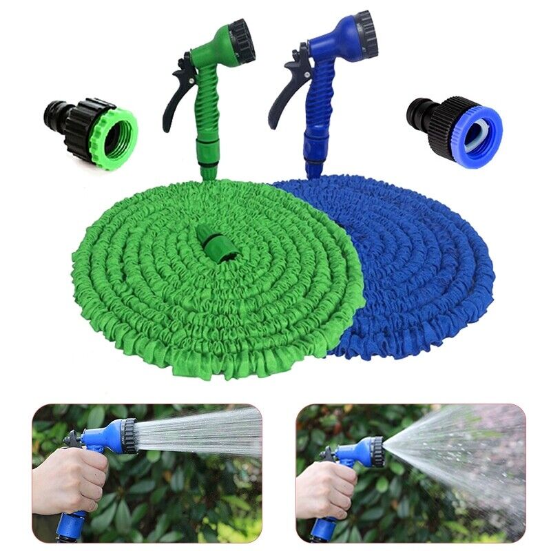 Expandable Flexible Garden Hose with Spray Nozzle