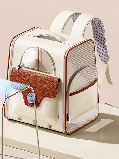 Luxury Breathable Pet Travel Backpack