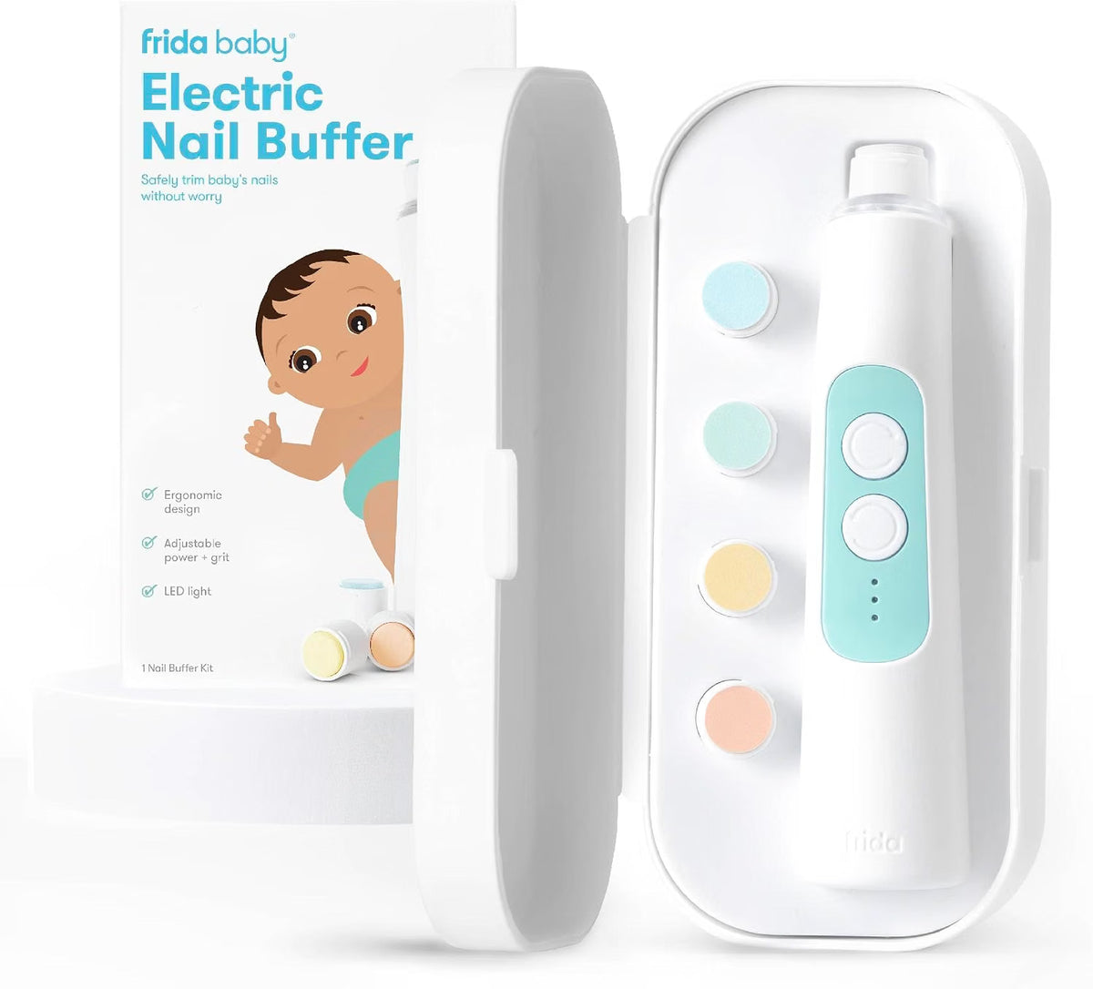 Frida Baby Electric Nail Buffer – Baby Nail File & Trimmer Kit
