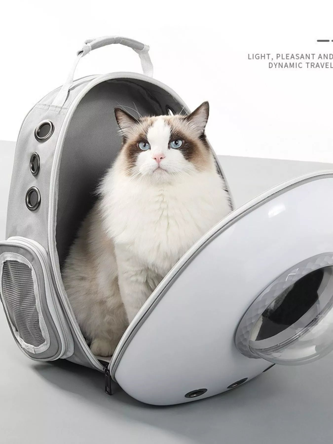 Space Capsule Ventilated Pet Carrier Backpack