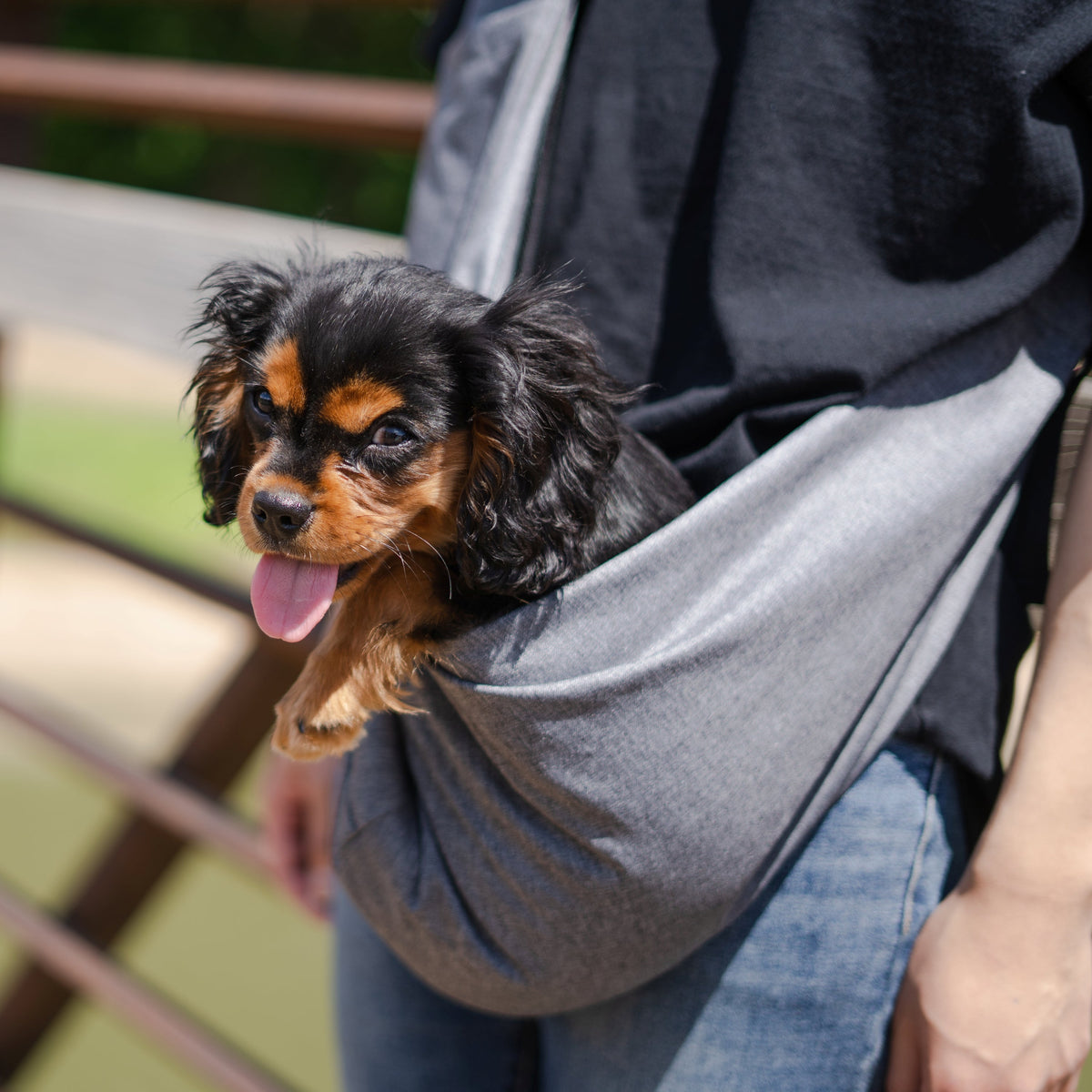 Comfortable Hands-Free Pet Sling Carrier