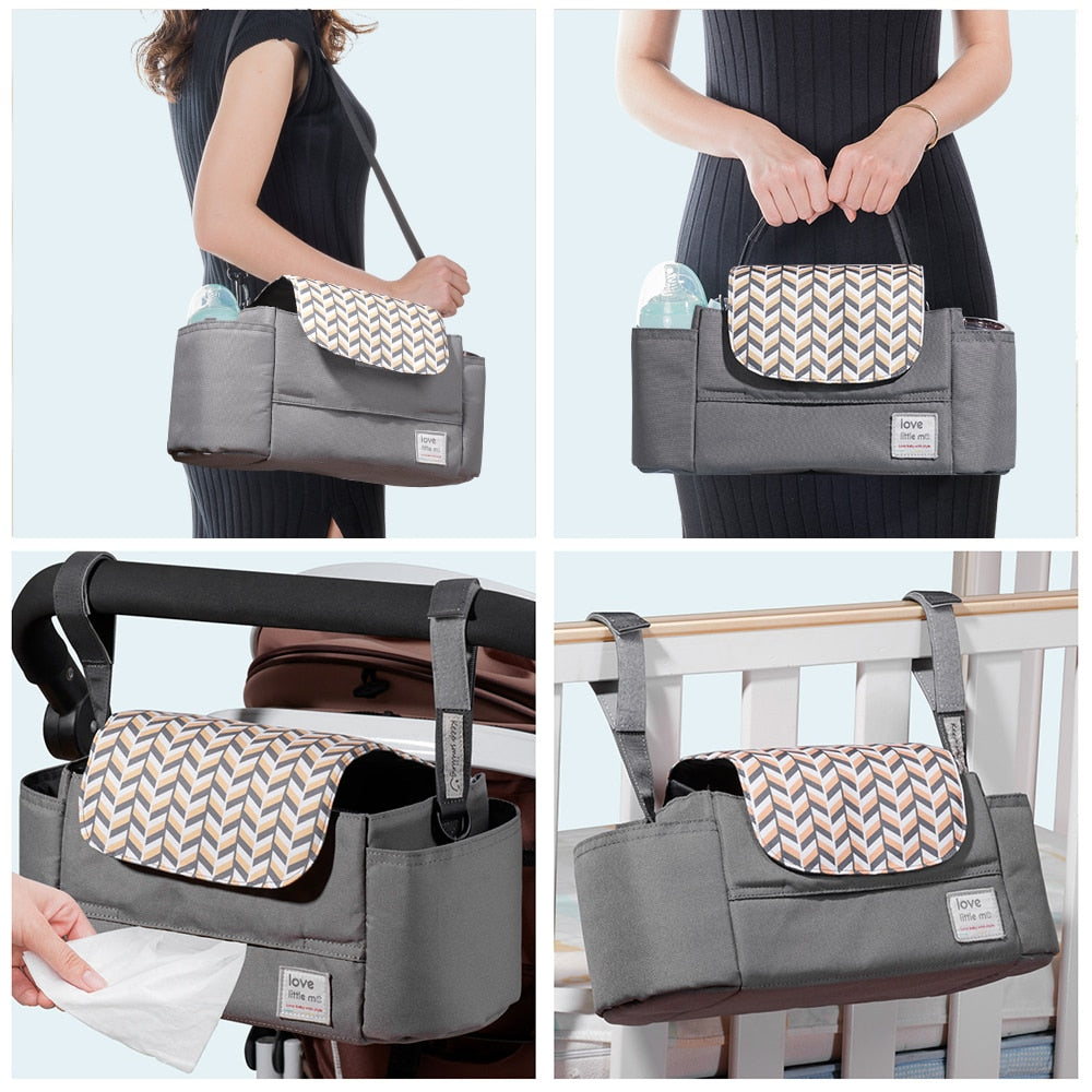 Stroller Organizer Bag  High Capacity & Easy Access