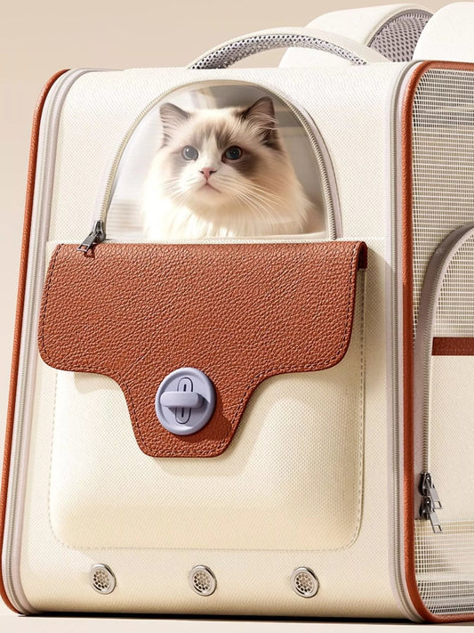 Luxury Breathable Pet Travel Backpack