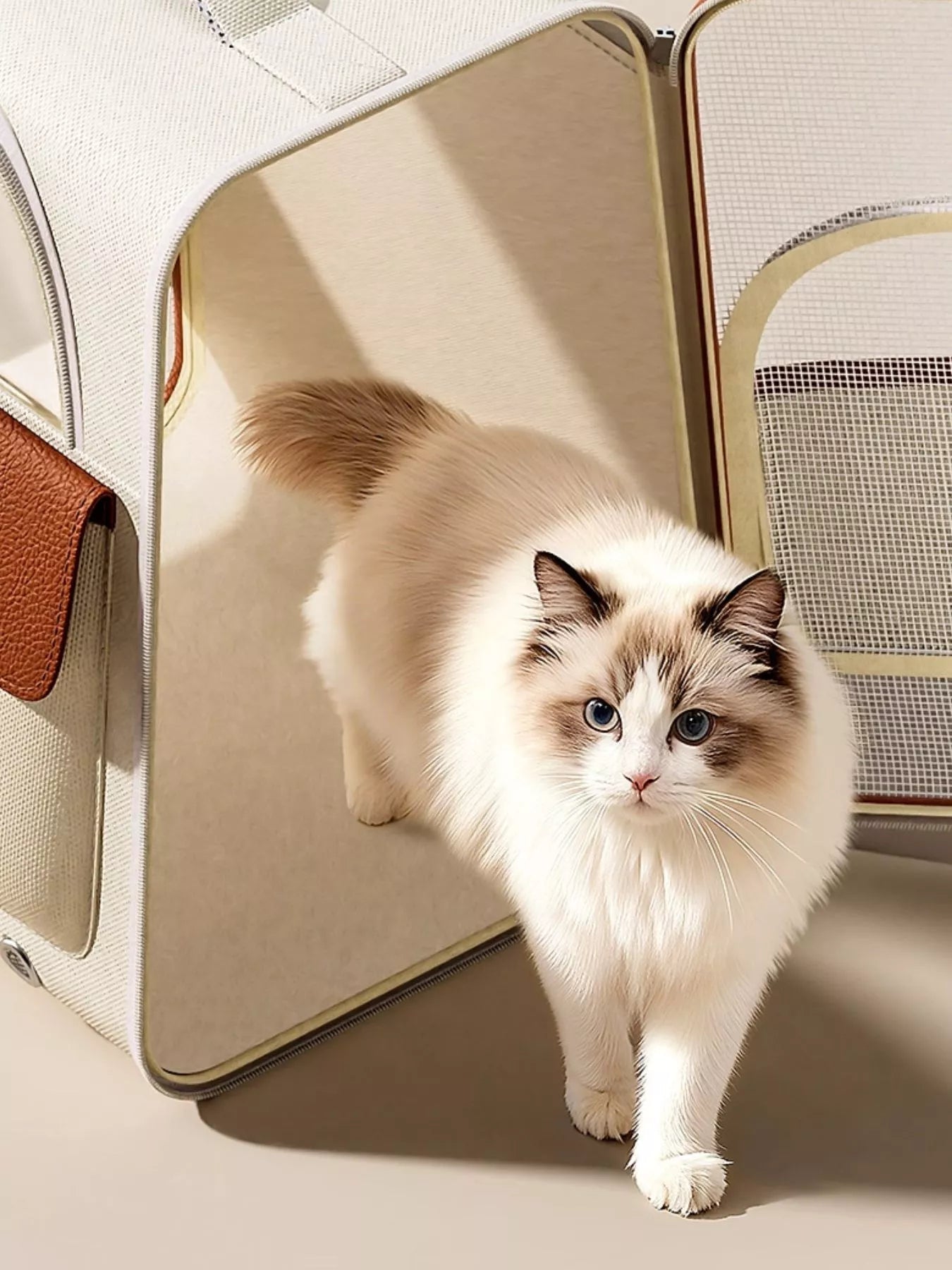 Luxury Breathable Pet Travel Backpack