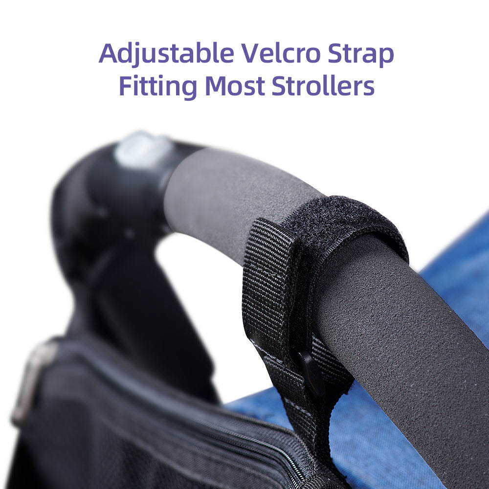 Universal Stroller Organizer with Insulated Bottle Holders