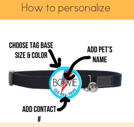 Personalized Silent Pet ID Tag – Ringless Collar & Harness Tag