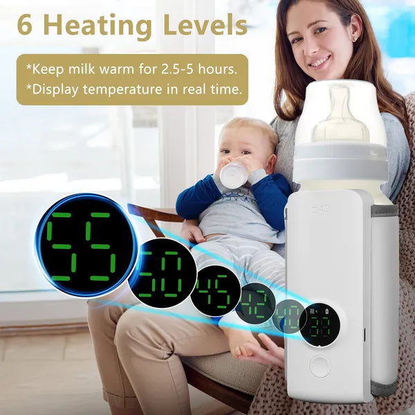 Portable 6-Level Baby Bottle Warmer